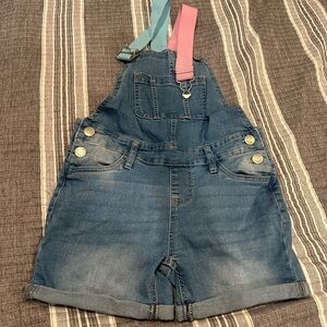 Vigoss Light Blue Denim Shorts with Tan Stitching